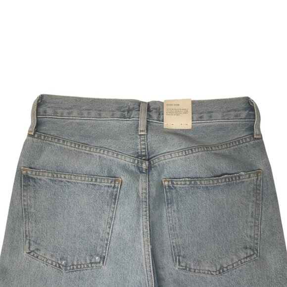 New Agolde 90s Mid Rise Loose Fit Straight Leg Jeans Size 24 In Semi Tropic Wash - Picture 6 of 16